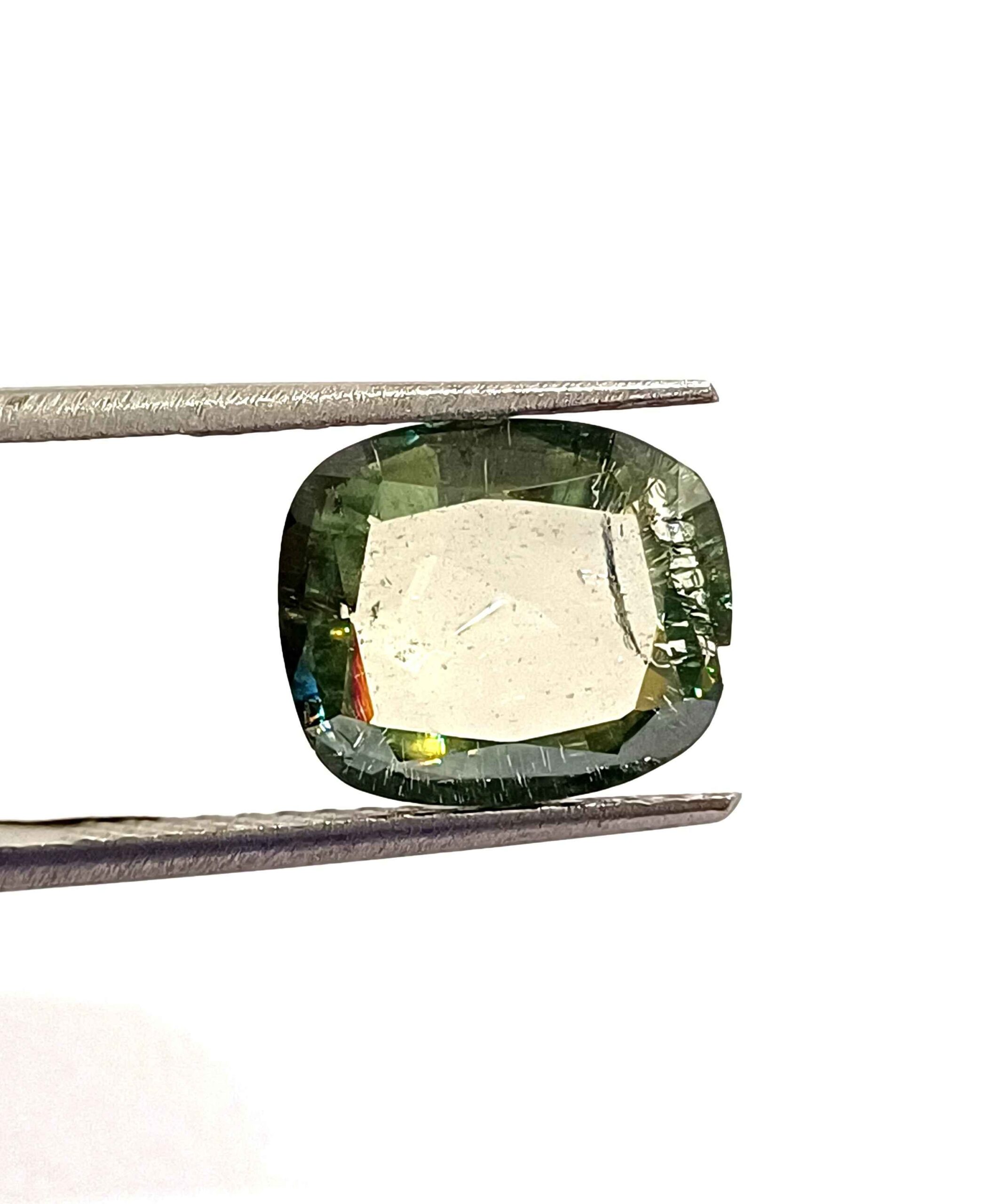 NaturalMoissaniteDiamond_1_7afa6468-7e9c-49e2-9d05-84dd4edad3f6 3.58 Cts Cushion Cut Natural Moissanite Diamond 11.6*10 MM WATCH VIDEO