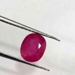 2.40 Cts Natural Burmese Red Ruby Oval Cut Gemstone 8.4*6.9 MM R302