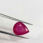 2.07 Cts Natural Mozambique Red Ruby Pear Cut 9.2*7.5 MM R313 - Natural Mozambique Red Ruby 2.07 Cts