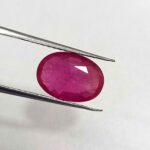 4.30 Cts Natural Burmese Red Ruby Gemstone Oval Cut 12.7*8.9 MM R309 - Natural Burmese Red Ruby