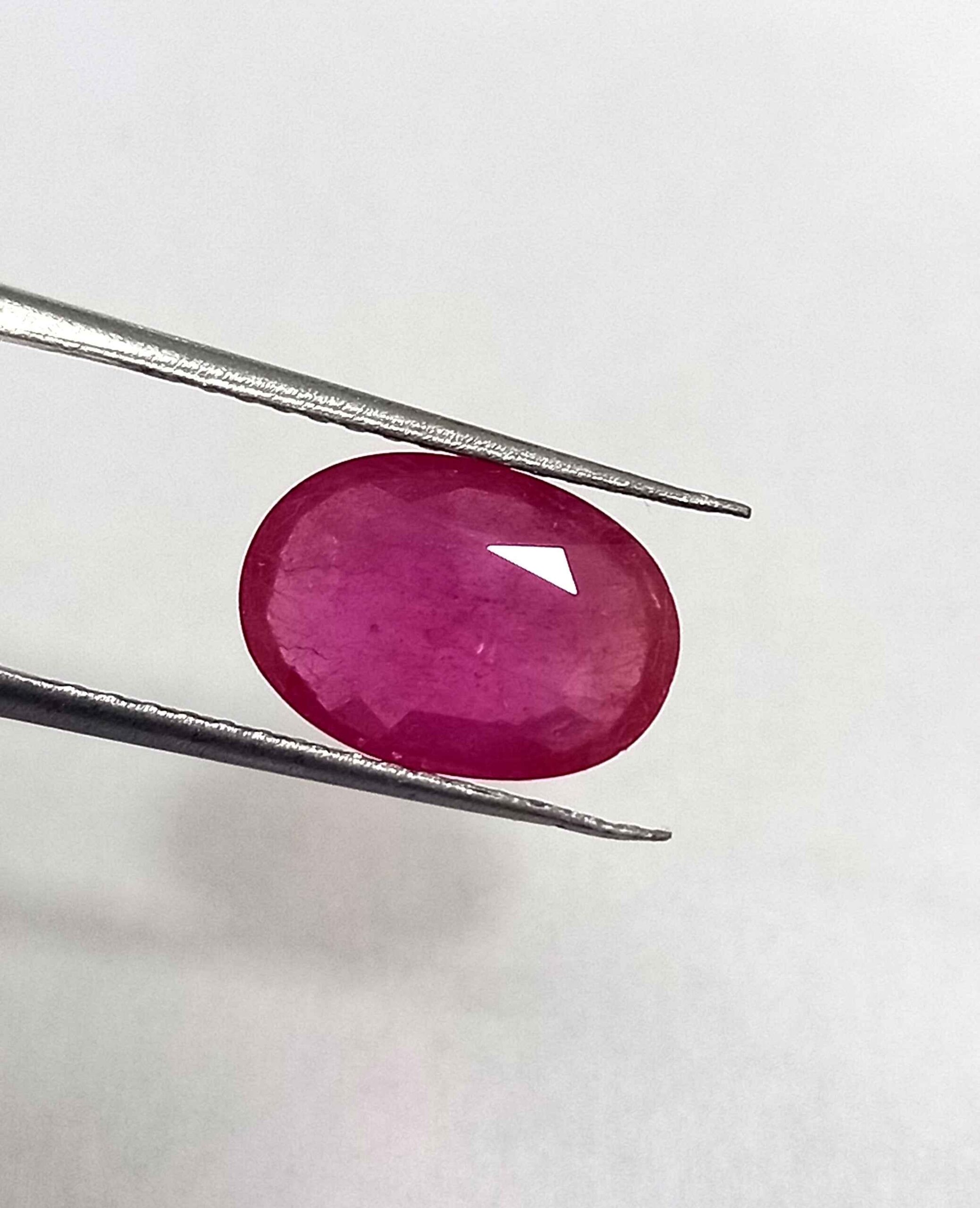 4.30 Cts Natural Burmese Red Ruby Gemstone Oval Cut 12.7*8.9 MM R309 - Natural Burmese Red Ruby