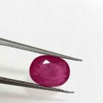 2.91 Cts Natural Mozambique Red Ruby Gemstone Oval Cut 10.2*7.9 MM R307 - Natural Mozambique Red Ruby