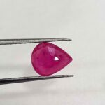 2.07 Cts Natural Mozambique Red Ruby Pear Cut 9.2*7.5 MM R313 - Natural Mozambique Red Ruby 2.07 Cts