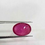 4.30 Cts Natural Burmese Red Ruby Gemstone Oval Cut 12.7*8.9 MM R309 - Natural Burmese Red Ruby