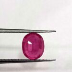 2.40 Cts Natural Burmese Red Ruby Oval Cut Gemstone 8.4*6.9 MM R302