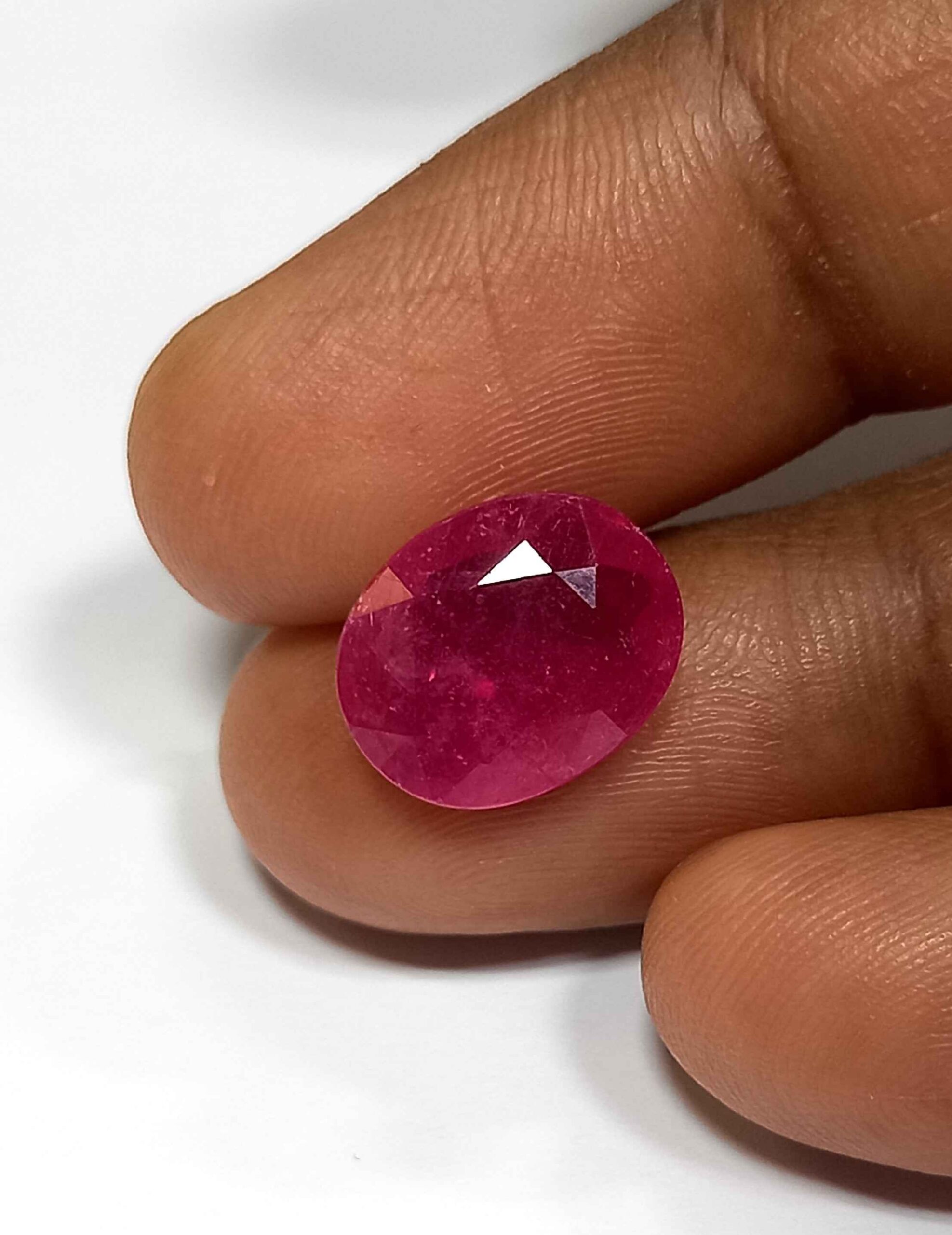 4.85 Cts Natural Pink Ruby Gemstone Oval Cut 11.5*9.3 MM R153