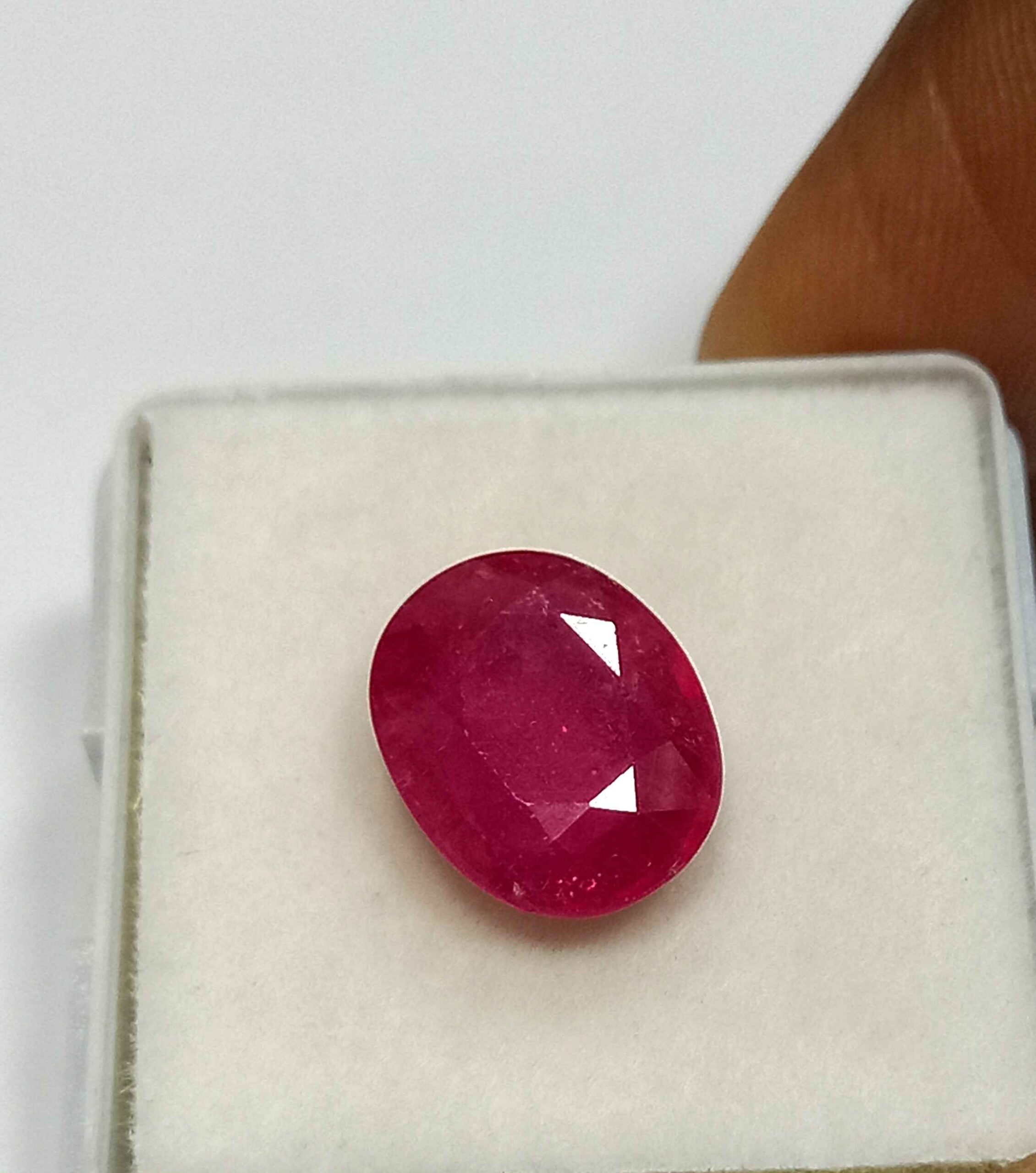 4.85 Cts Natural Pink Ruby Gemstone Oval Cut 11.5*9.3 MM R153