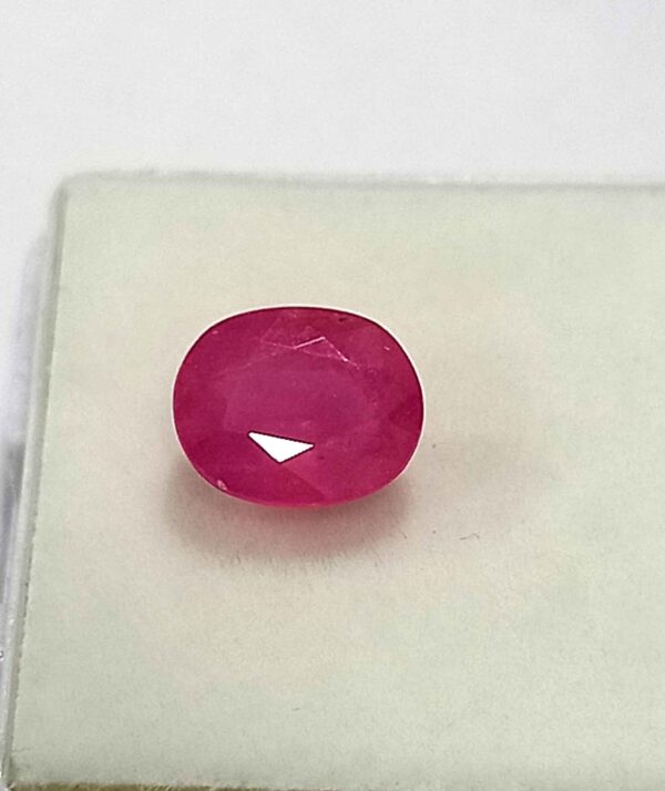 2.40 Cts Natural Burmese Red Ruby Oval Cut Gemstone 8.4*6.9 MM R302