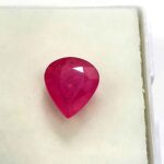 2.07 Cts Natural Mozambique Red Ruby Pear Cut 9.2*7.5 MM R313 - Natural Mozambique Red Ruby 2.07 Cts