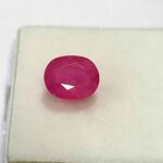 2.40 Cts Natural Burmese Red Ruby Oval Cut Gemstone 8.4*6.9 MM R302