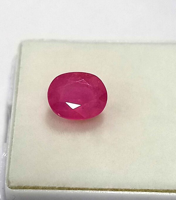 2.40 Cts Natural Burmese Red Ruby Oval Cut Gemstone 8.4*6.9 MM R302