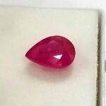 2.07 Cts Natural Mozambique Red Ruby Pear Cut 9.2*7.5 MM R313 - Natural Mozambique Red Ruby 2.07 Cts