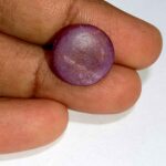 11.56 Cts Natural African Star Ruby Gemstone Red Round Cabochon 13.8*13.7 MM R227