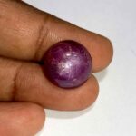 11.56 Cts Natural African Star Ruby Gemstone Red Round Cabochon 13.8*13.7 MM R227