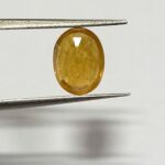 2.25 Cts Yellow Sapphire Natural Bangkok Gemstone Oval Cut 8.5*6.5 MM YS571