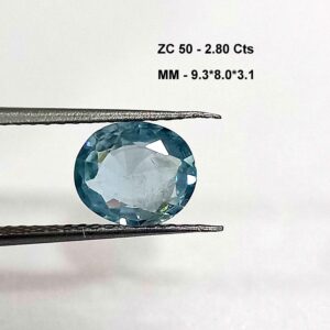2.80 Cts Zircon Natural Cambodian Gemstone Oval Cut 9.3*8 MM ZC50