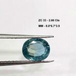 2.66 Cts Natural Cambodian Zircon Gemstone Oval Cut 8*6.7 MM ZC33