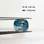 2.51 Cts Natural Cambodian Zircon Gemstone Oval Cut 7.5*6.4 MM ZC40