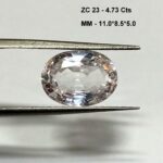 4.73 Cts Natural Cambodian Zircon Gemstone Oval Cut 11*8.5 MM ZC23