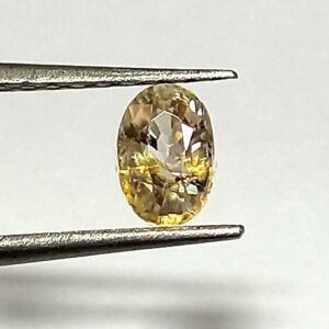 0.75 Cts Natural Tanzania Zircon Gemstone Oval Cut 6.9*4.9 MM ZC20