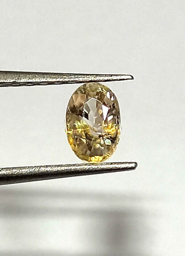 0.75 Cts Natural Tanzania Zircon Gemstone Oval Cut 6.9*4.9 MM ZC20