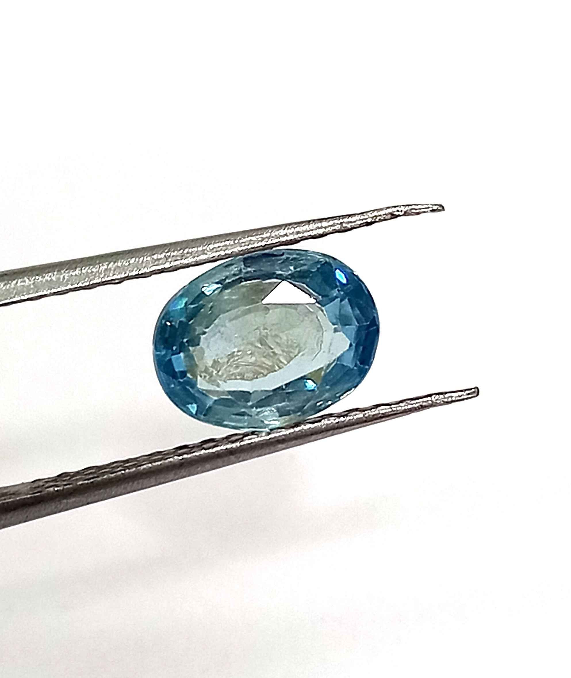 NaturalZirconGemstone3_57ff4d7e-6345-469a-bf56-6ab44776596c 2.89 Cts Natural Cambodian Zircon Gemstone Oval Cut 9*6.9 MM ZC30