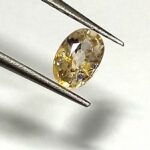 0.75 Cts Natural Tanzania Zircon Gemstone Oval Cut 6.9*4.9 MM ZC20