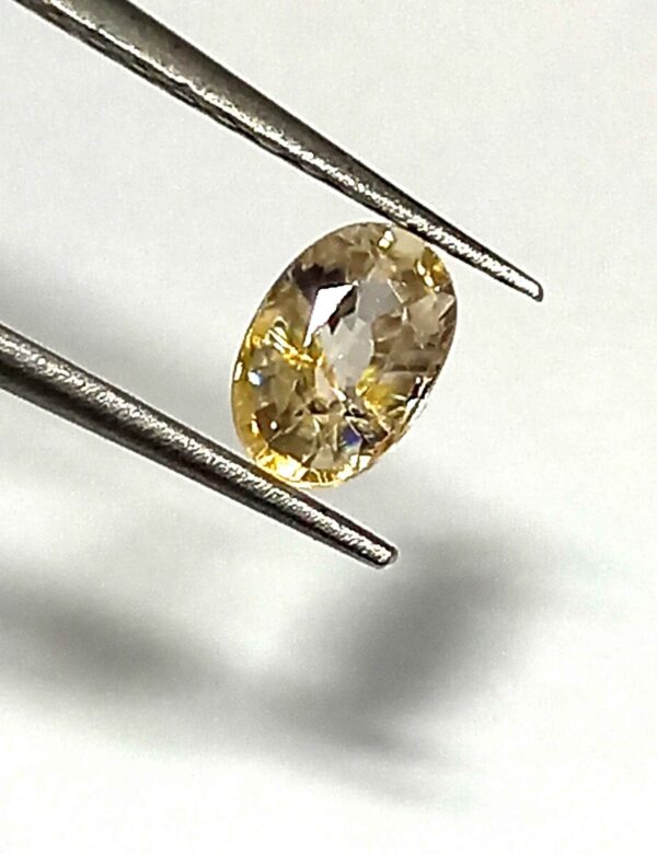 0.75 Cts Natural Tanzania Zircon Gemstone Oval Cut 6.9*4.9 MM ZC20