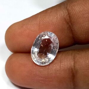 4.73 Cts Natural Cambodian Zircon Gemstone Oval Cut 11*8.5 MM ZC23