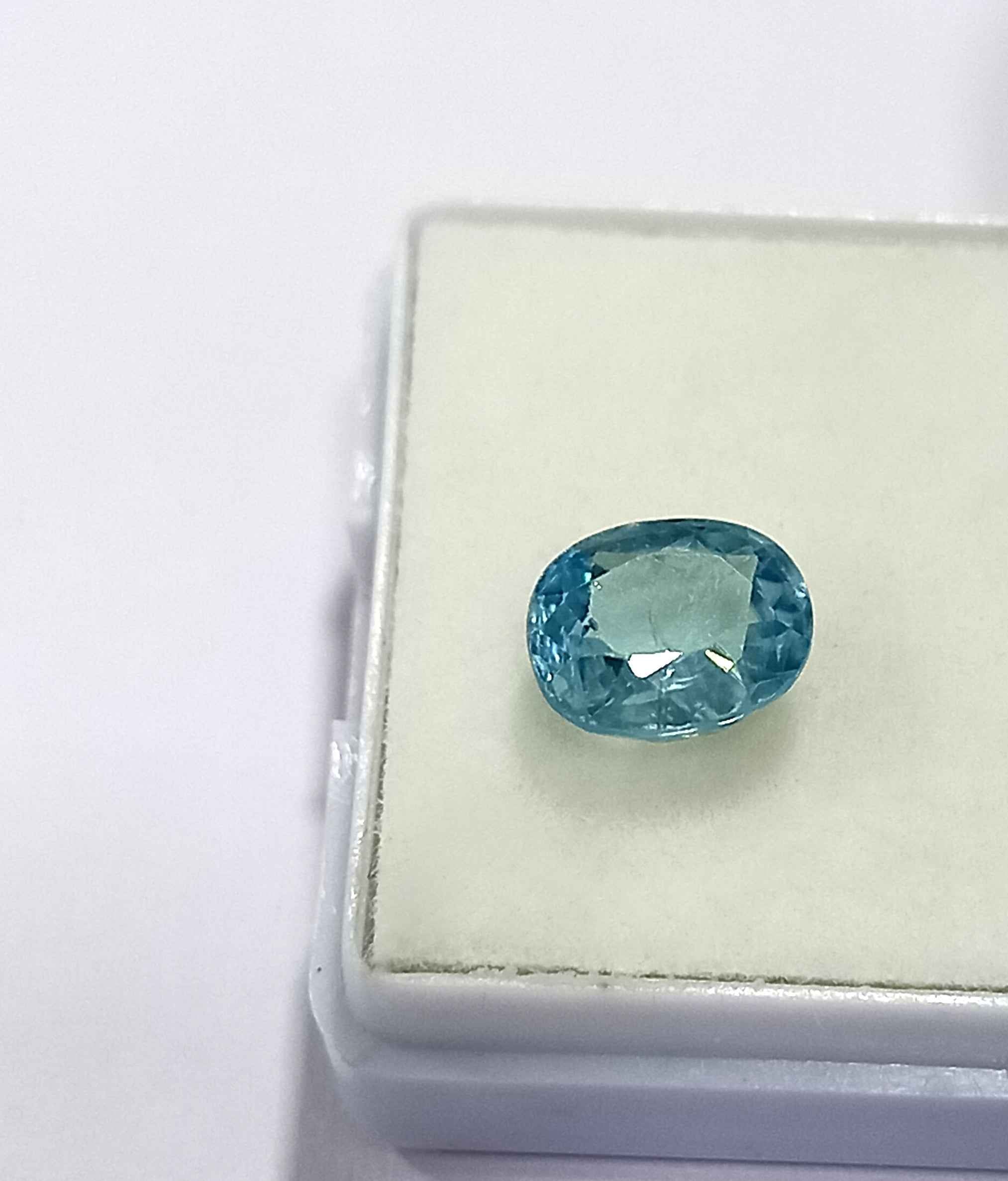 NaturalZirconGemstone5_cab4e083-a76a-43f5-901f-b303304b83a3 2.69 Cts Zircon Natural Cambodian Gemstone Oval Cut 8.2*6.7 MM ZC49