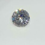 15.26 Cts Natural Cambodian Zircon Gemstone Round Cut White Color 14*14 MM ZC27