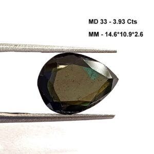 3.93 Cts Natural Moissanite Diamond Pear Cut 14.6*10.9 MM MD33