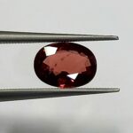 1.18 Cts Natural Tanzania Zircon Gemstone Oval Cut 7.5*5.5 MM ZC12