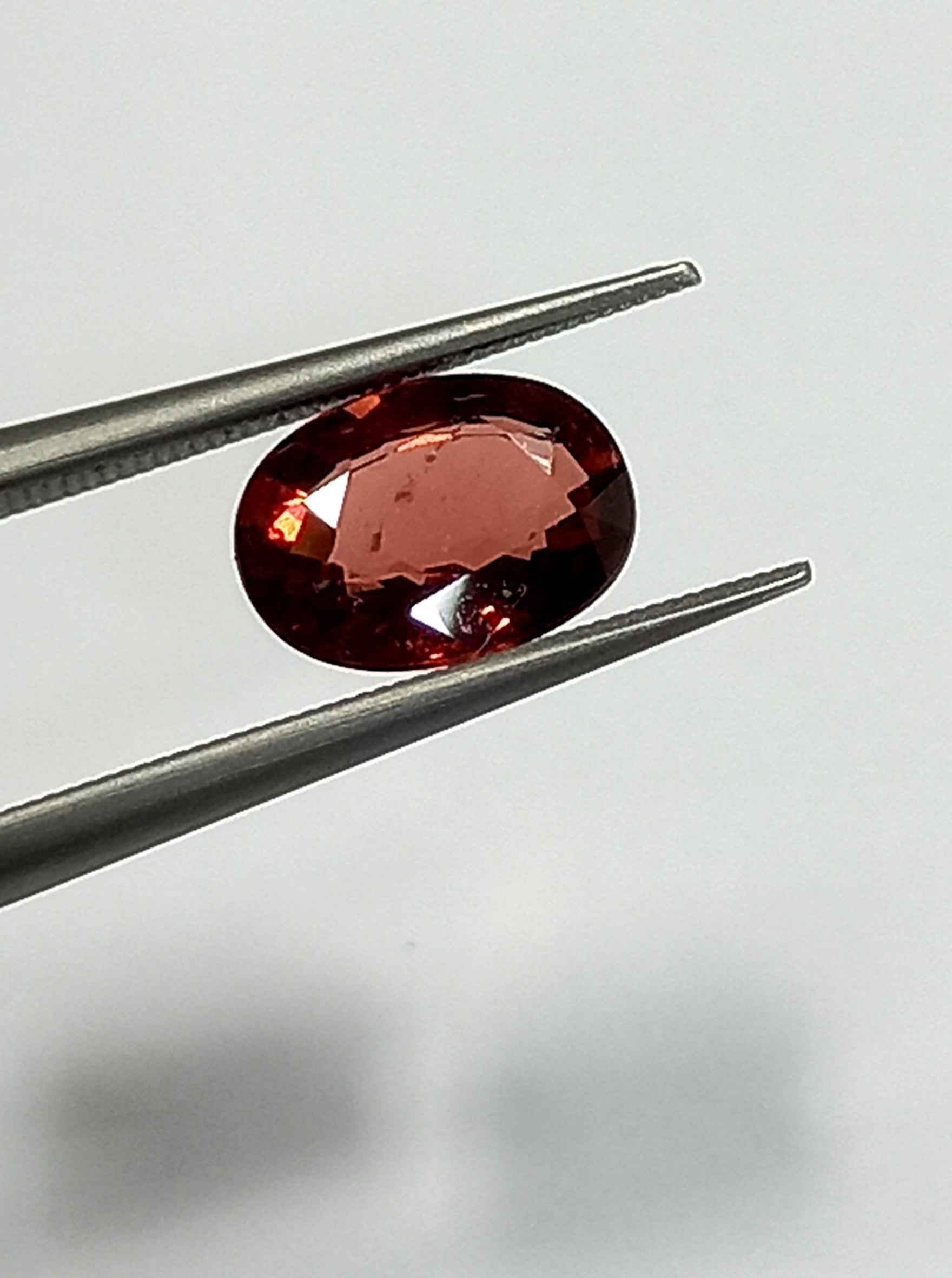 1.18 Cts Natural Tanzania Zircon Gemstone Oval Cut 7.5*5.5 MM ZC12
