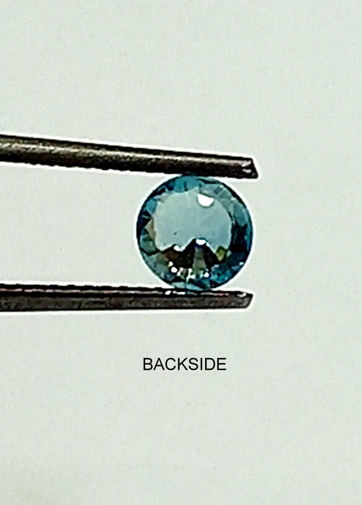 0.63 Cts Round Cut Natural Tanzania Zircon Gemstone 5.3*5.2 MM ZC18