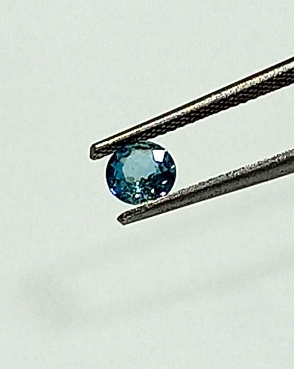 0.63 Cts Round Cut Natural Tanzania Zircon Gemstone 5.3*5.2 MM ZC18