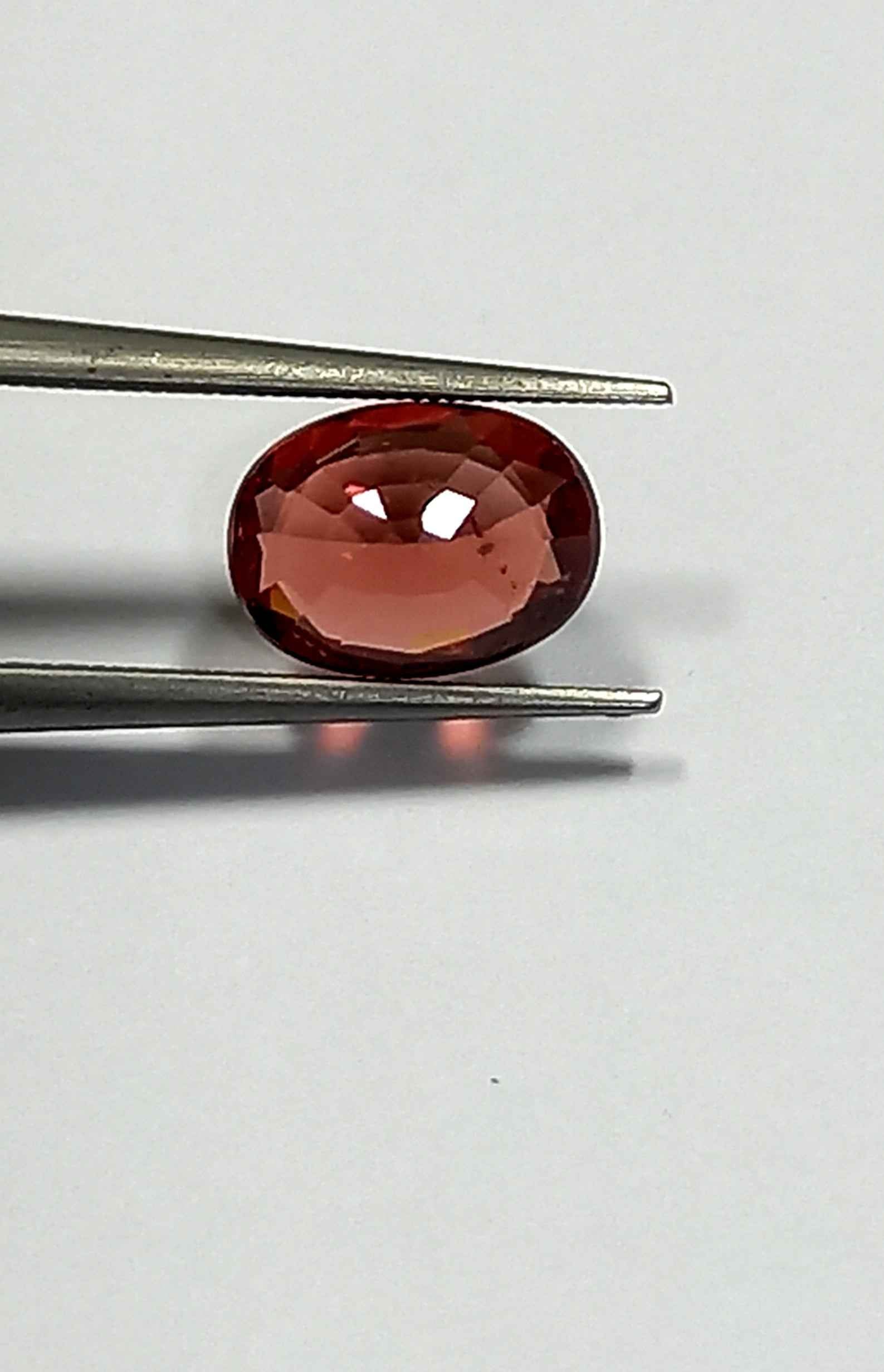 1.18 Cts Natural Tanzania Zircon Gemstone Oval Cut 7.5*5.5 MM ZC12