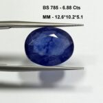 Natural blue sapphire gemstone 1