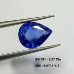 Natural blue sapphire gemstone 1