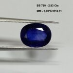 Natural blue sapphire gemstone 1