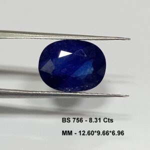 Natural blue sapphire gemstone 1