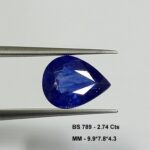 Natural blue sapphire gemstone 1