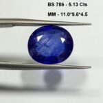 Natural blue sapphire gemstone 1
