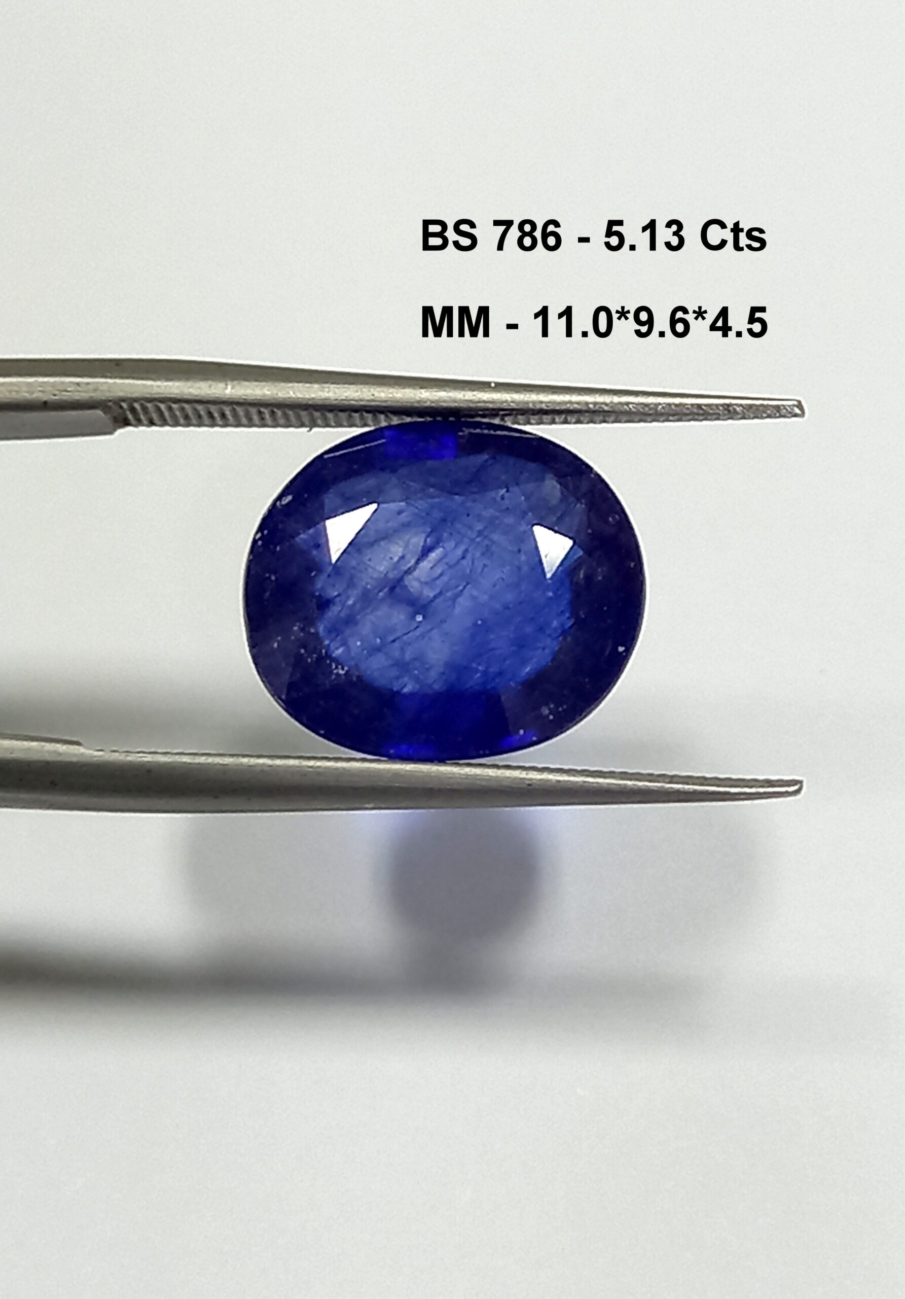 Natural blue sapphire gemstone 1