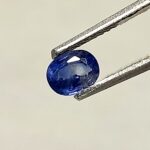 Natural blue sapphire gemstone 0.68 cts 6