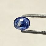 Natural blue sapphire gemstone 0.68 cts 8