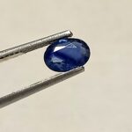 Natural blue sapphire gemstone 0.69 cts 6