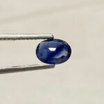 Natural blue sapphire gemstone 0.69 cts 8