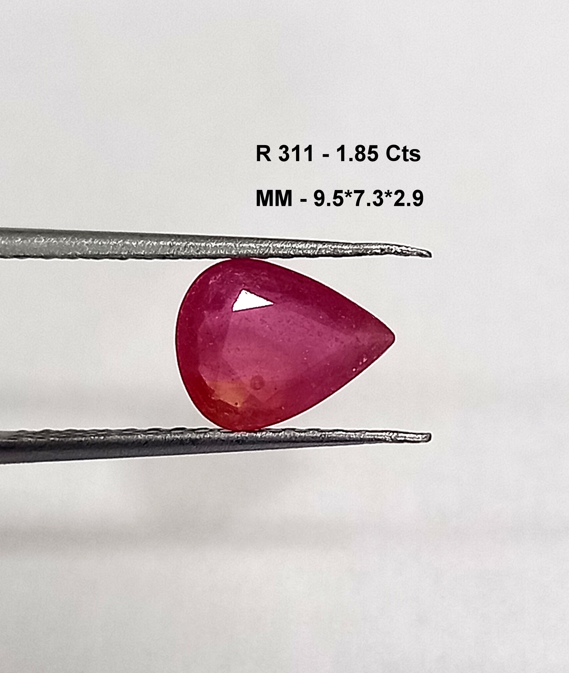 Natural ruby gemstone 1