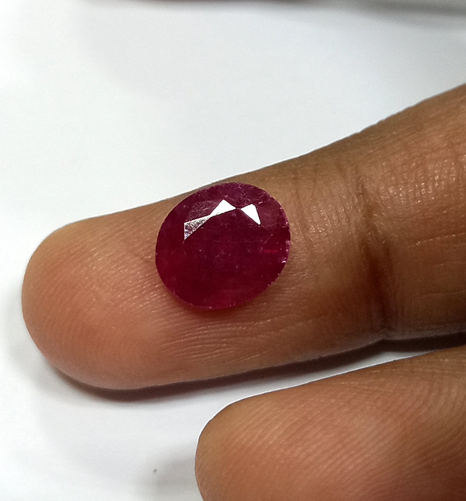 Natural ruby gemstone 6